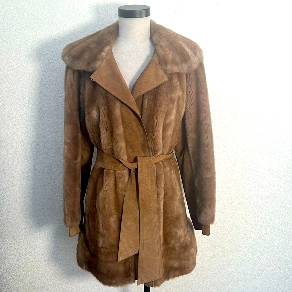 Vintage Brown Teddy Jacket